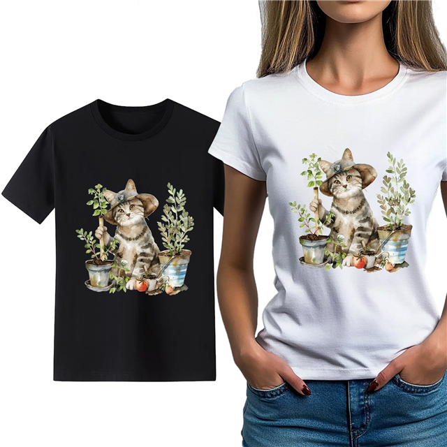 cotton Iron On Transfer Stickers and T-shirts