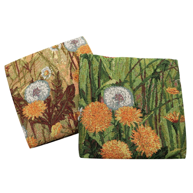 dandelion yarn dyed jacquard fabric