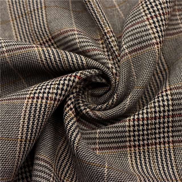 houndstooth yarn-dyed fabric