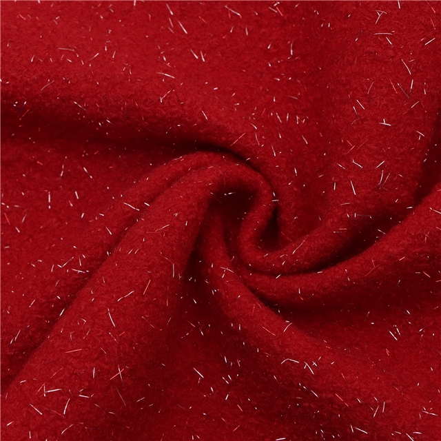 bright silk looped woolen fabric 7#red,50*130cm(19.7*51.2