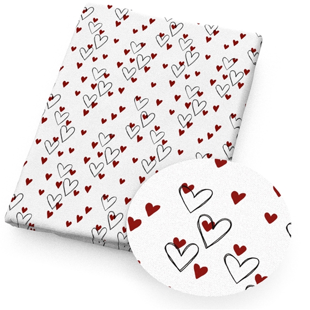 polyester cotton valentine