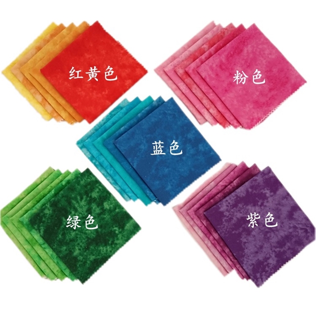 100% cotton 100% cotton blend fabric set (5pcs/set)