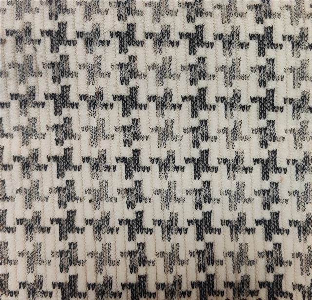 houndstooth corduroy fabric