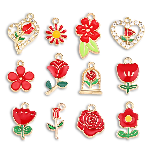 alloy Rose alloy pendant
