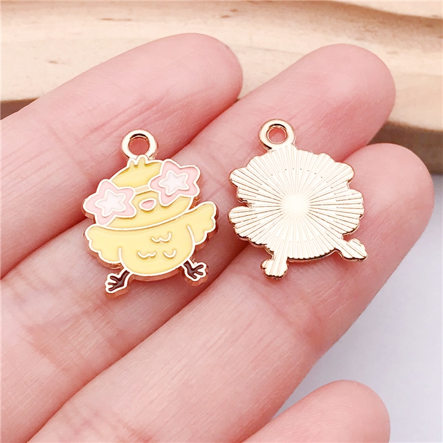 alloy easter drop oil alloy pendant