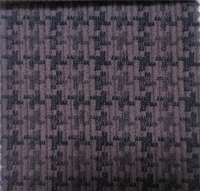 houndstooth corduroy fabric
