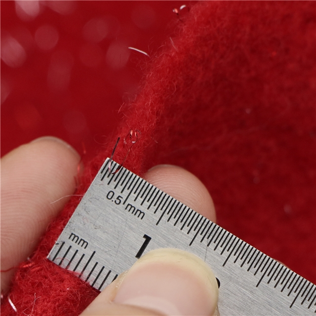 bright silk looped woolen fabric 7#red,50*130cm(19.7*51.2