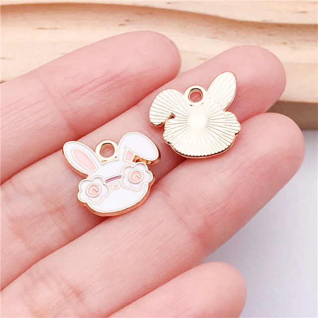 alloy easter drop oil alloy pendant