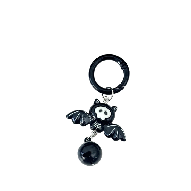 halloween bell keychain