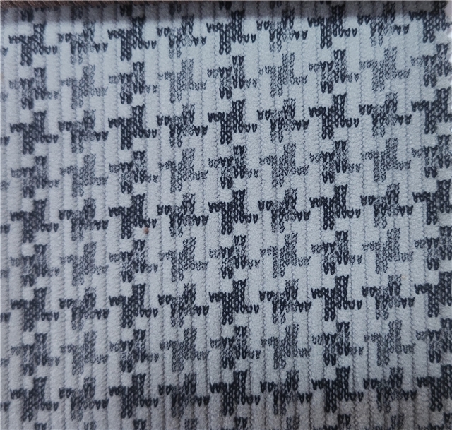 houndstooth corduroy fabric