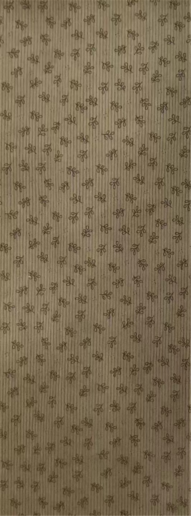 leaf printed corduroy fabric
