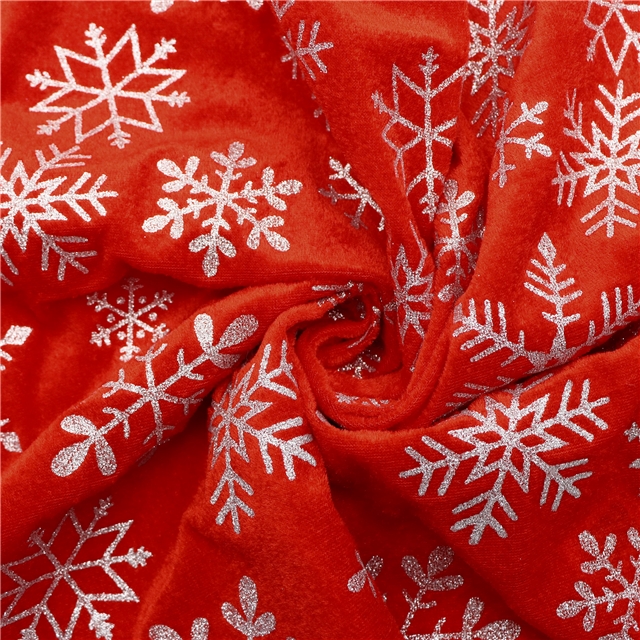 glitter christmas snowflake faux linen