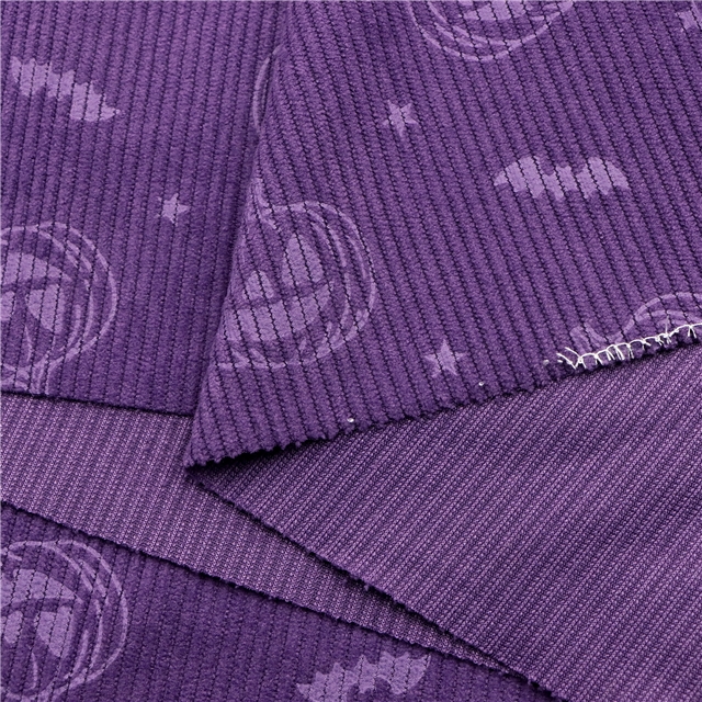 8w  halloween embossed pumpkin pattern corduroy fabric