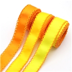 yellow series grosgrain double layer two-color hook ribbon
