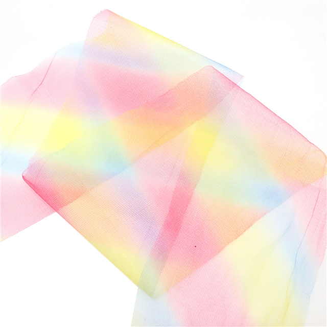 5.88" 14.7cm multicolor mesh&tulle