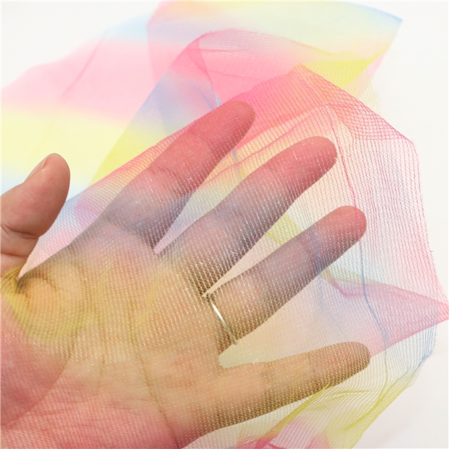 5.88" 14.7cm multicolor mesh&tulle