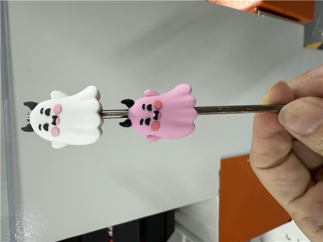 silicone three-dimensional halloween ghost silicone bead