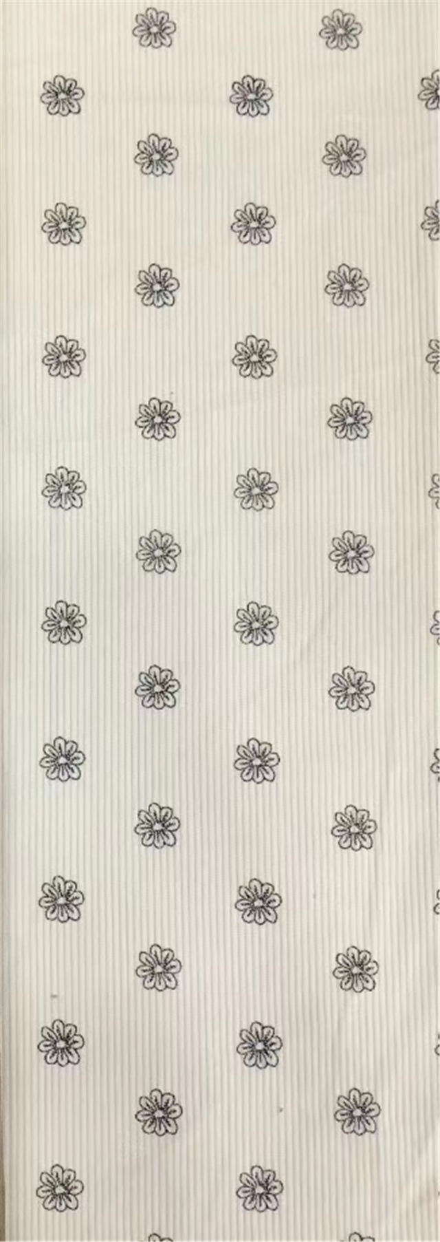 flower printed corduroy fabric