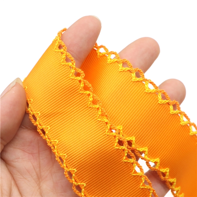 grosgrain yellow series grosgrain double layer two-color hook ribbon