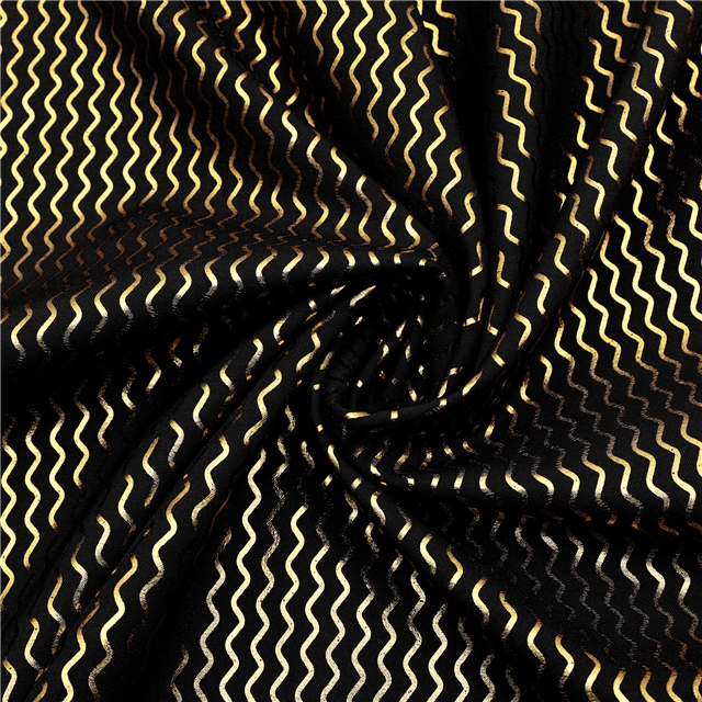 hot stamping wave fabric