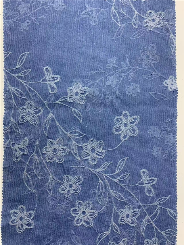 thick jacquard denim fabric