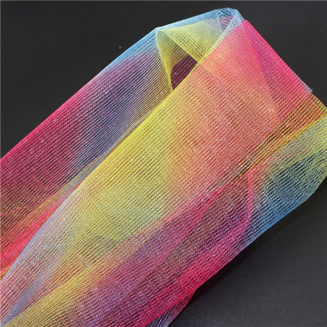5.88" 14.7cm multicolor mesh&tulle