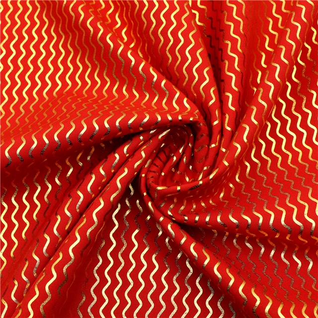 hot stamping wave fabric