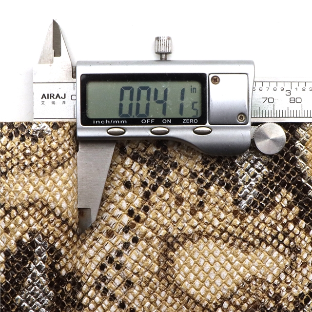 synthetic leather bump texture hot gold and silver snake pattern faux leather