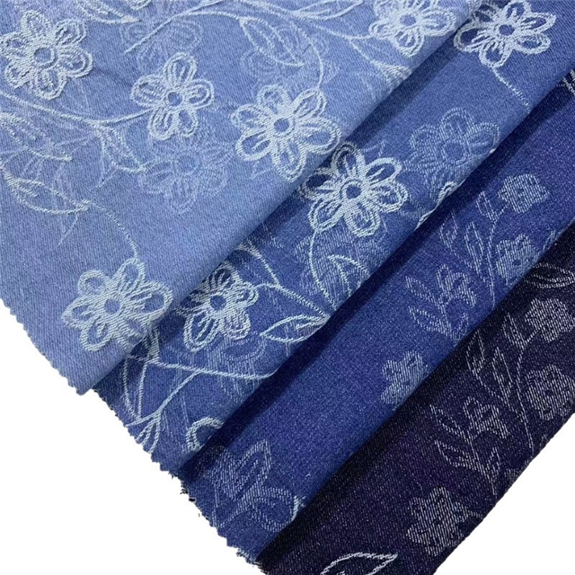 thick jacquard denim fabric