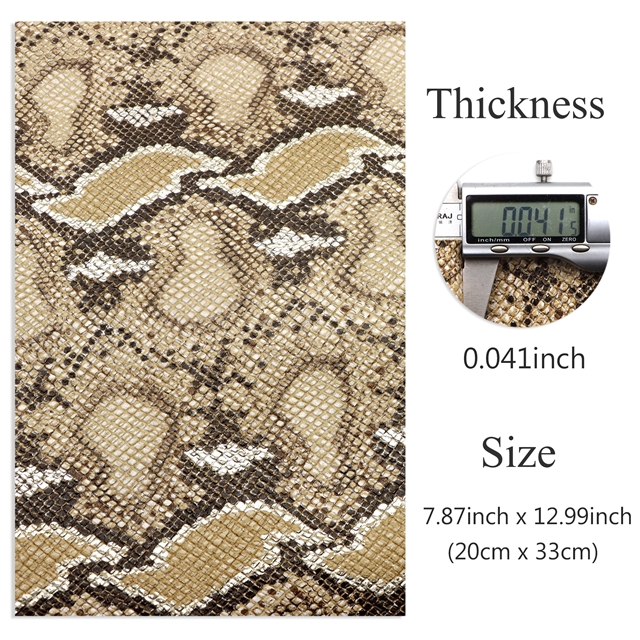 synthetic leather bump texture hot gold and silver snake pattern faux leather