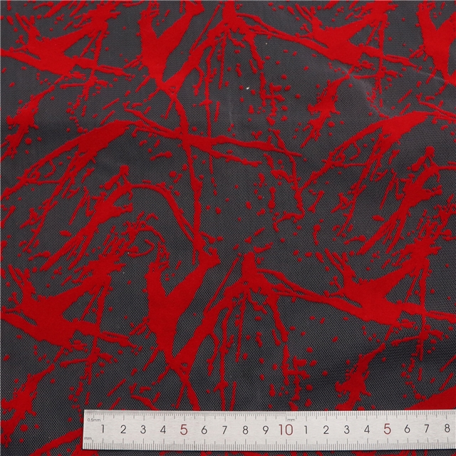 velvet blood mesh fabric