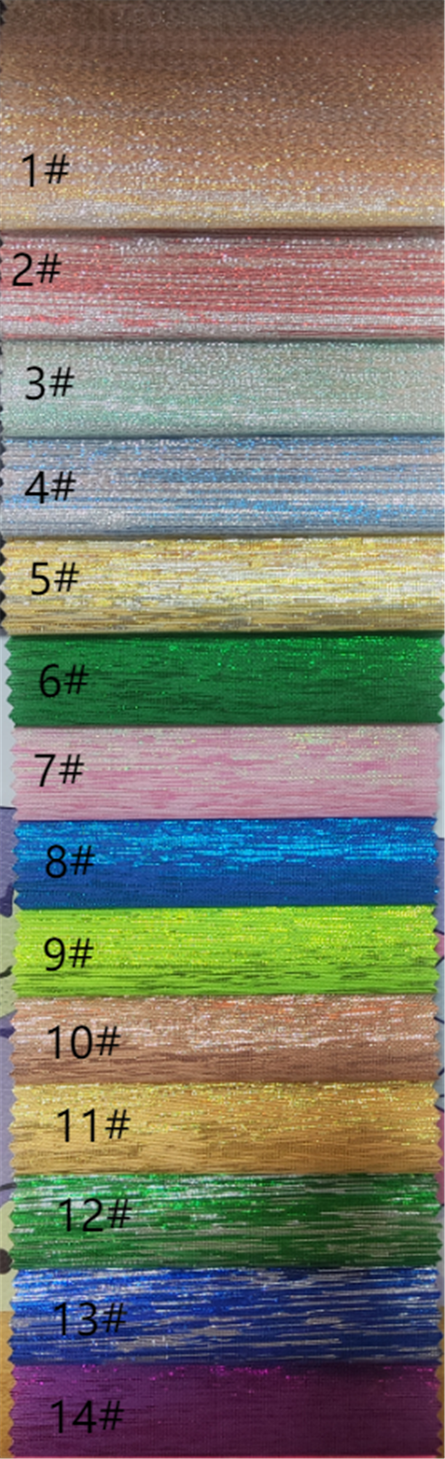 colored gold and silver silk imitation linen