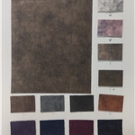 silver powder tie dye twill faux leather 