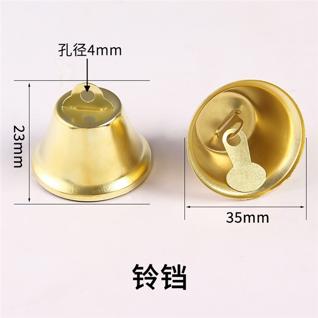 iron Vintage Horn Bell Christmas Bell Accessories