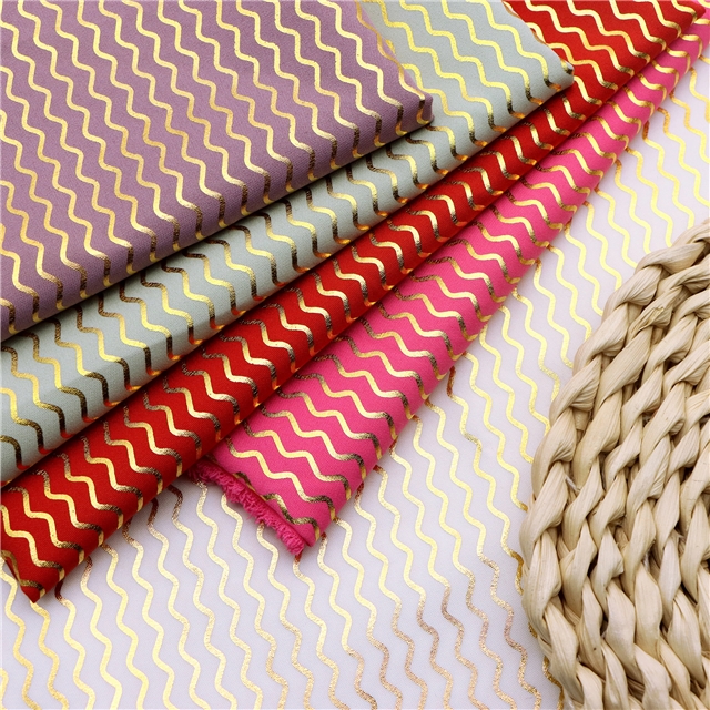 hot stamping wave fabric
