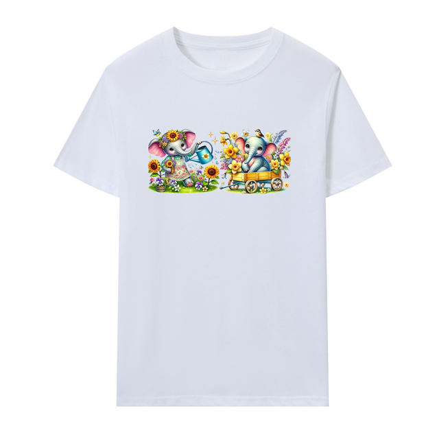 cotton Iron On Transfer Stickers and T-shirts