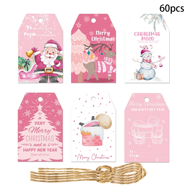 Christmas decoration card hanging pendant
