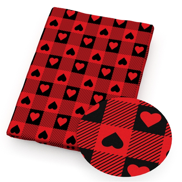 polyester cotton valentine