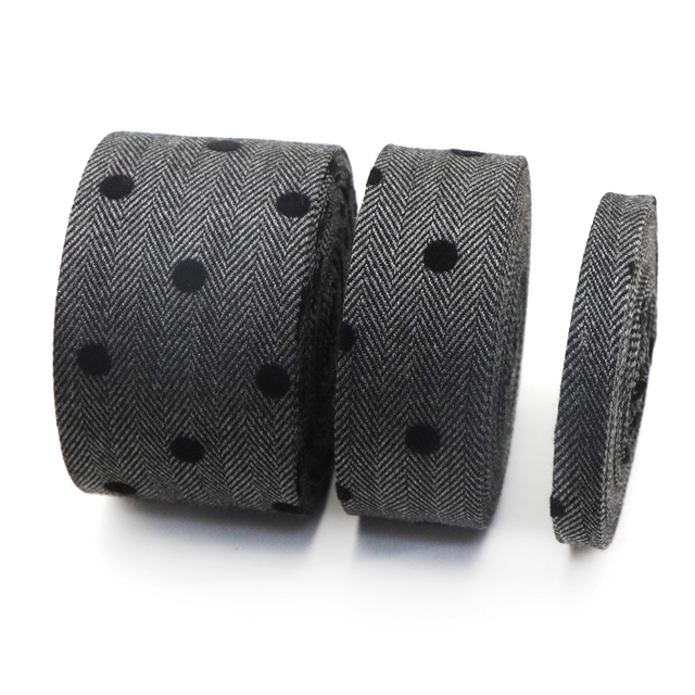 velvet dot layering cloth ribbons set (3 rolls/set,5 yards/roll)