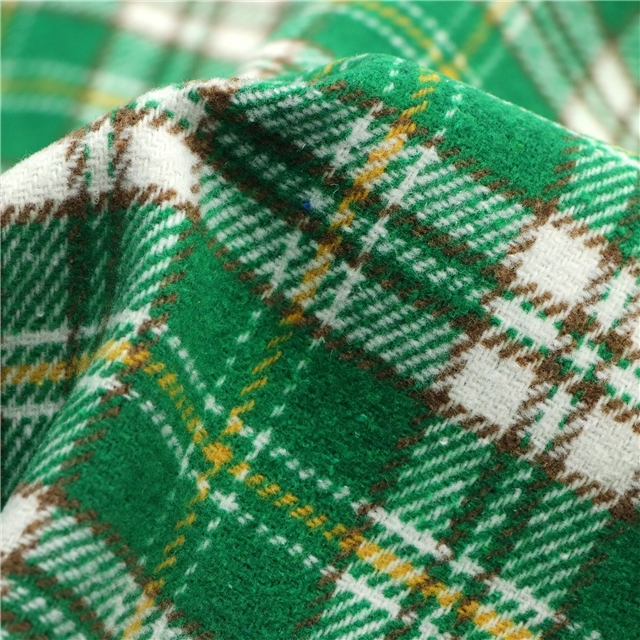 woolen grid woolen fabric