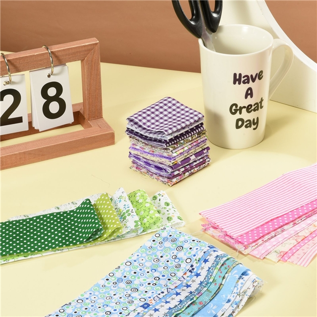 100% cotton floral series 100% cotton sliced fabric set roll  (20 styles/roll,each style 2 strip)