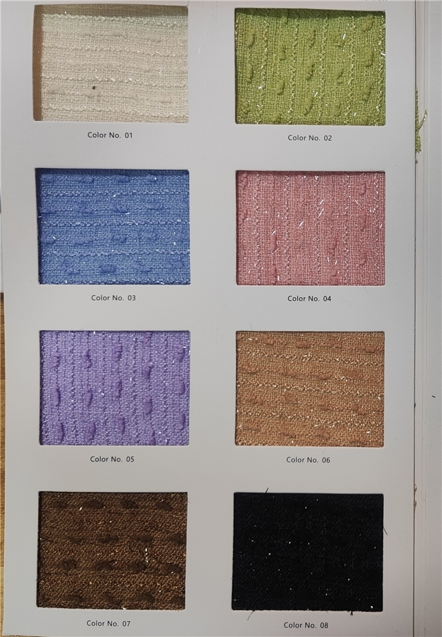 bright silk plush dots stripe woolen woven small fragrant fabric