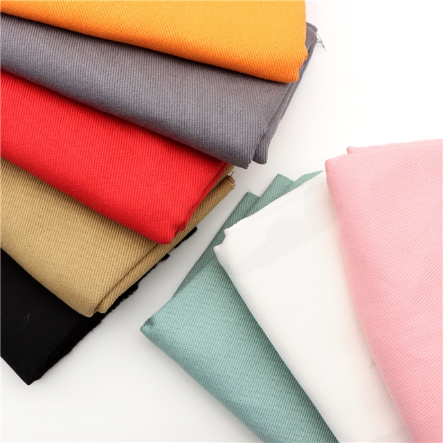 100% cotton cotton twill combed cotton colored denim fabric