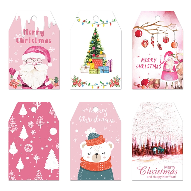 Christmas decoration card hanging pendant
