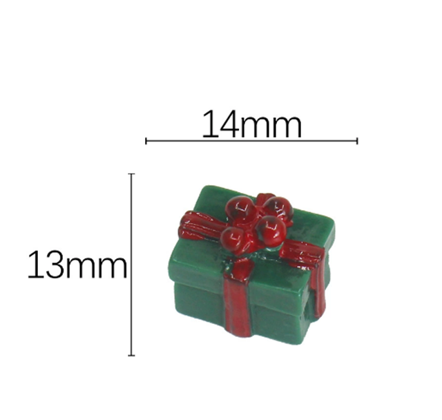 resin christmas gift micro landscape decoration