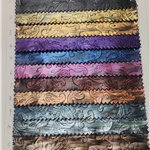 bump texture cashew pattern rubbing faux leather