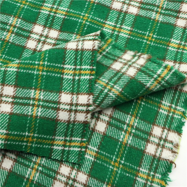 woolen grid woolen fabric