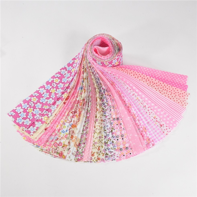 100% cotton floral series 100% cotton sliced fabric set roll  (20 styles/roll,each style 2 strip)