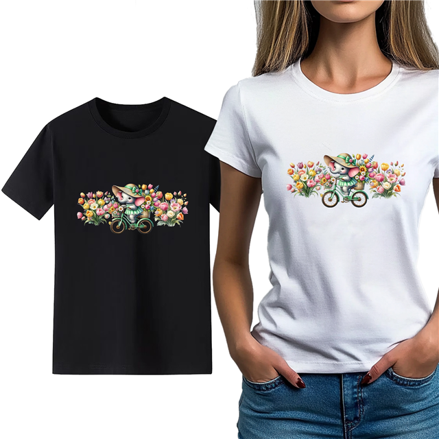 cotton Iron On Transfer Stickers and T-shirts