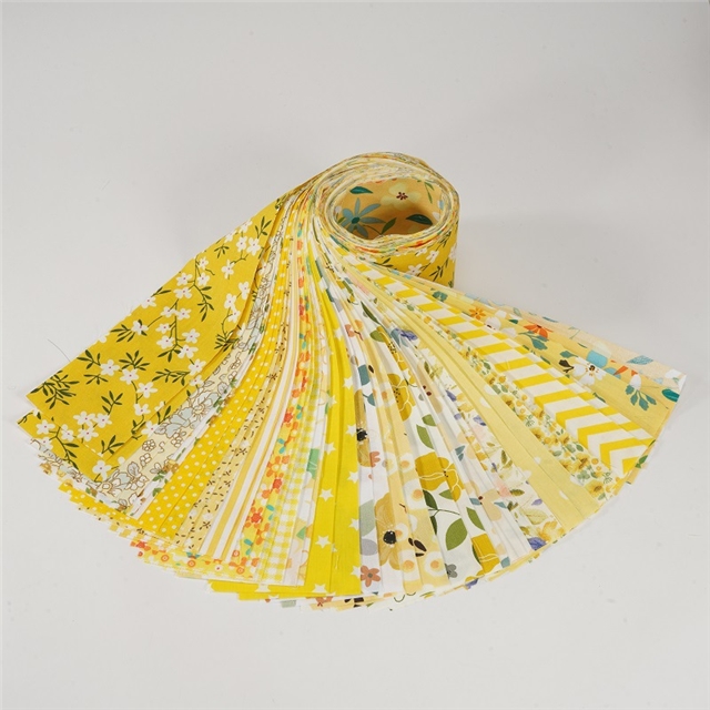 100% cotton floral series 100% cotton sliced fabric set roll  (20 styles/roll,each style 2 strip)